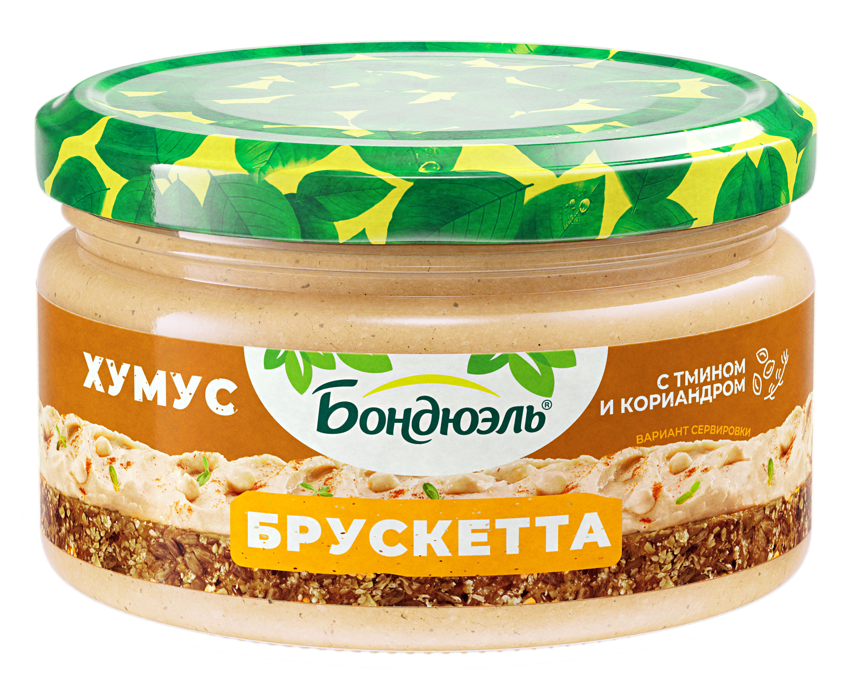 Брускетта из нута «Бондюэль» Хумус, 220 г