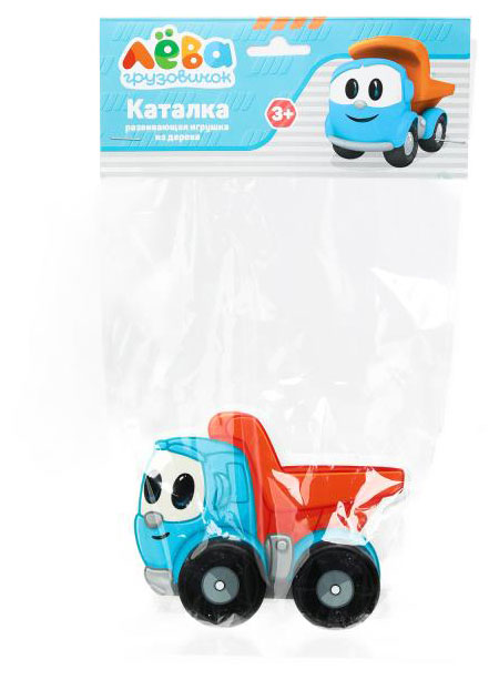 Игрушка развивающая «Буратино» Деревянная каталка Грузовичок Лёва