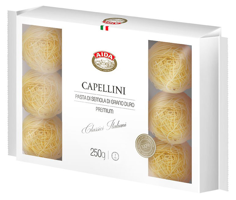 Макаронные изделия Aida Capellini гнезда, 250 г