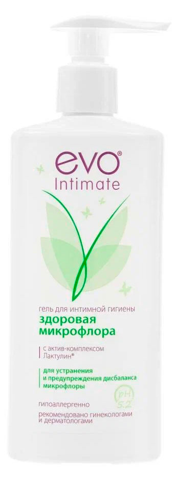 Гель для интимной гигиены EVO здоровая микрофлора, 250 мл