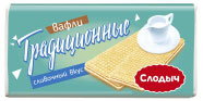 Вафли «Традиционные вафли» со сливочным вкусом, 100 г