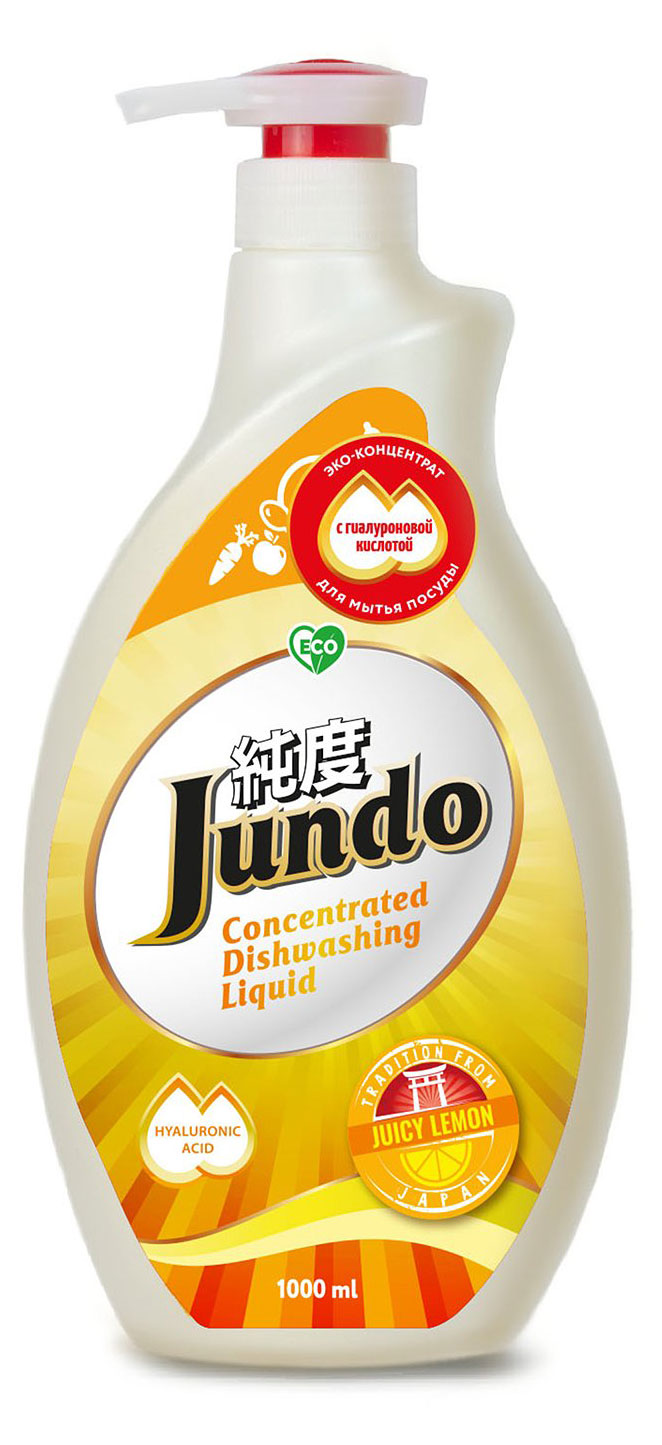 Гель для мытья посуды Jundo Лимон, 1 л