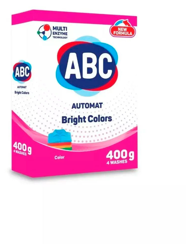 Стиральный порошок ABC для цветного белья, 400 г