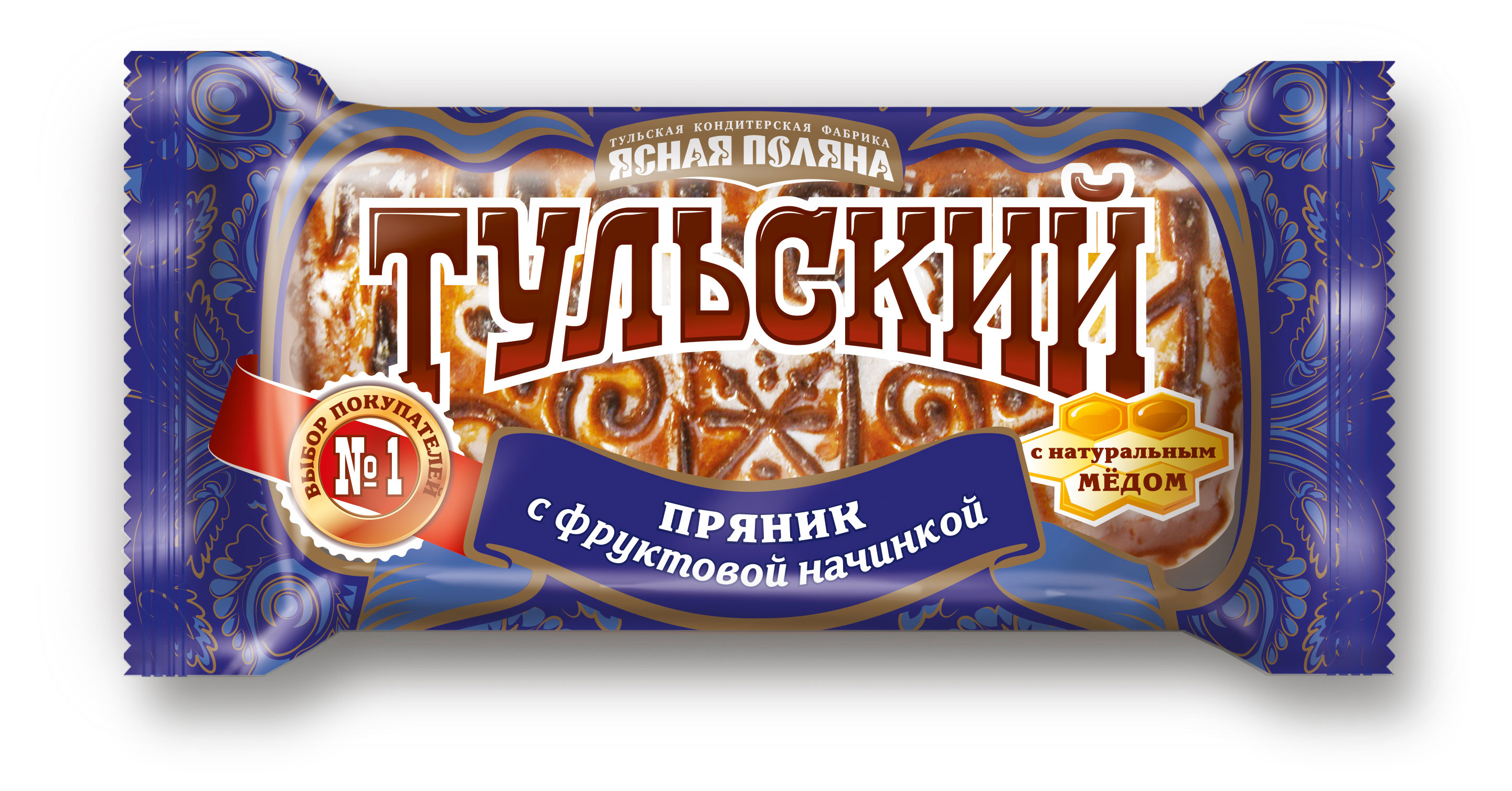 Пряник тульский «Ясная Поляна» с фруктовой начинкой, 130 г