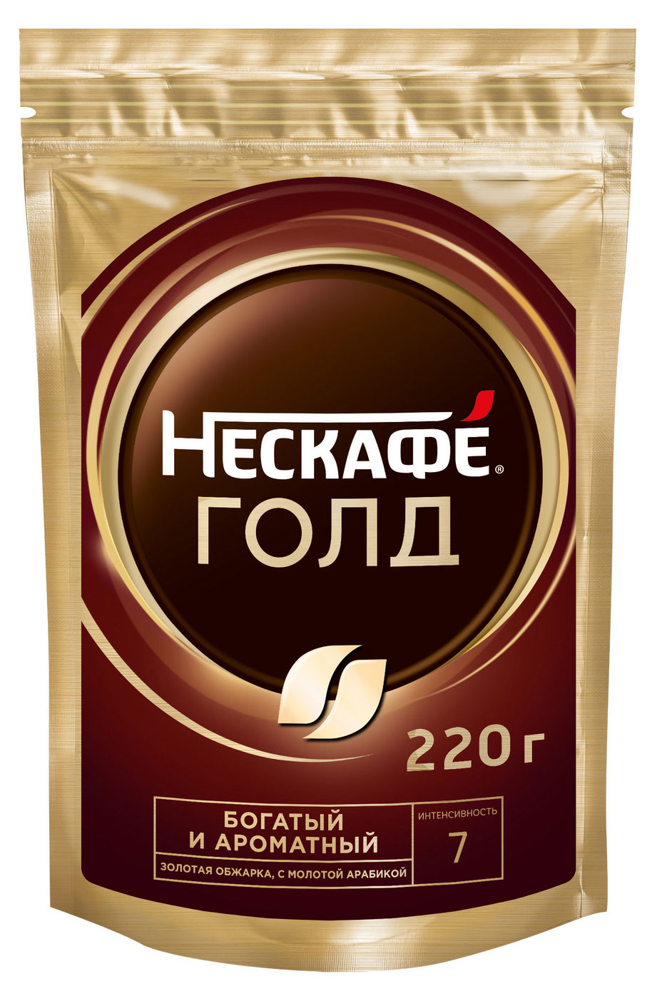 Кофе растворимый «Нескафé» Gold сублимированный с молотым, 220 г