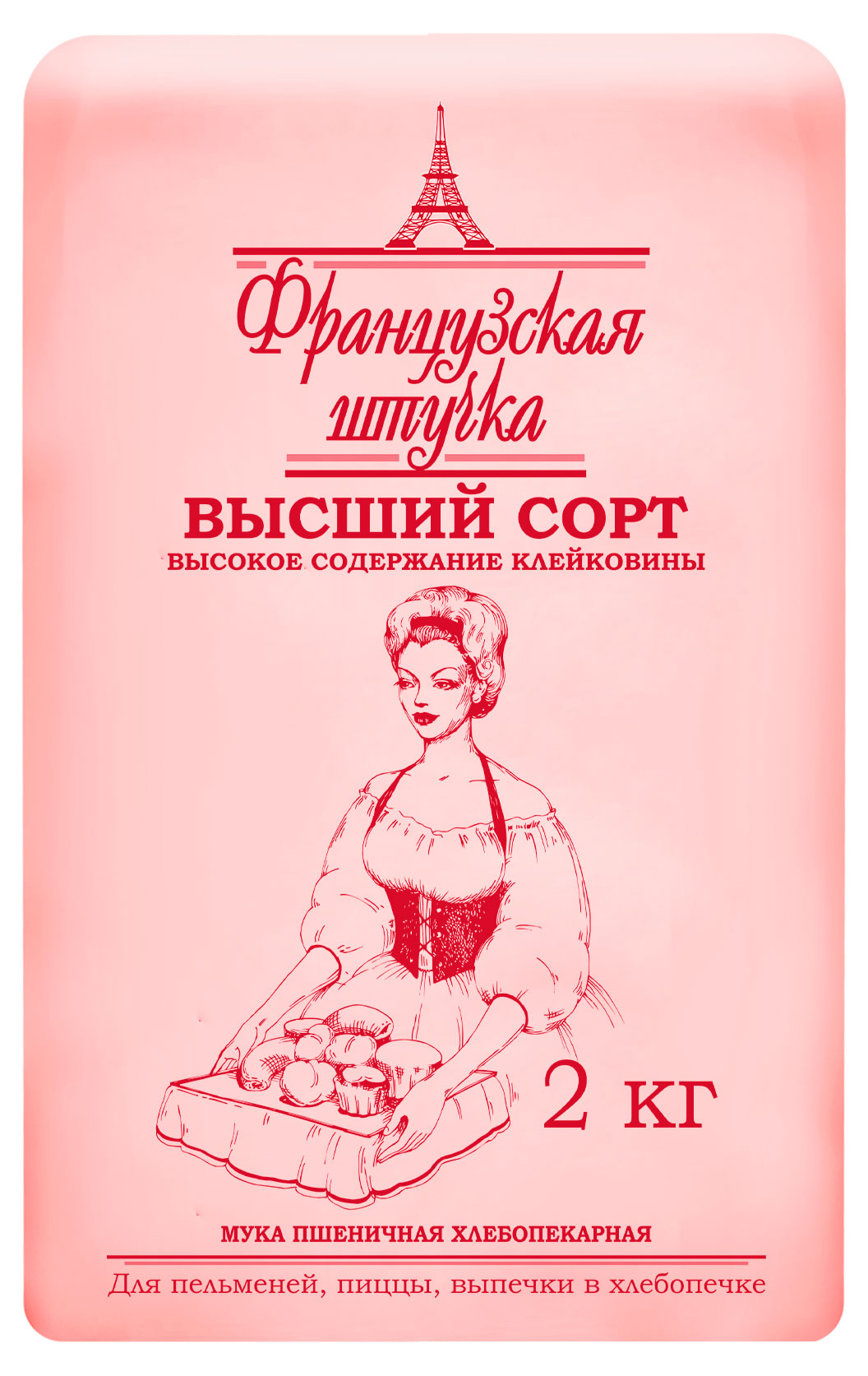 Мука пшеничная «Французская штучка» высший сорт, 1 кг