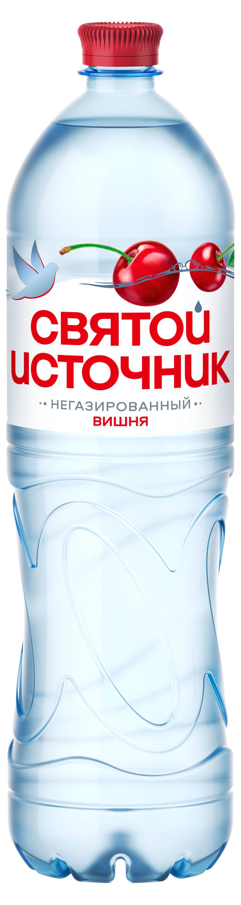 Вода питьевая «Святой Источник» со вкусом вишни, 1,5 л