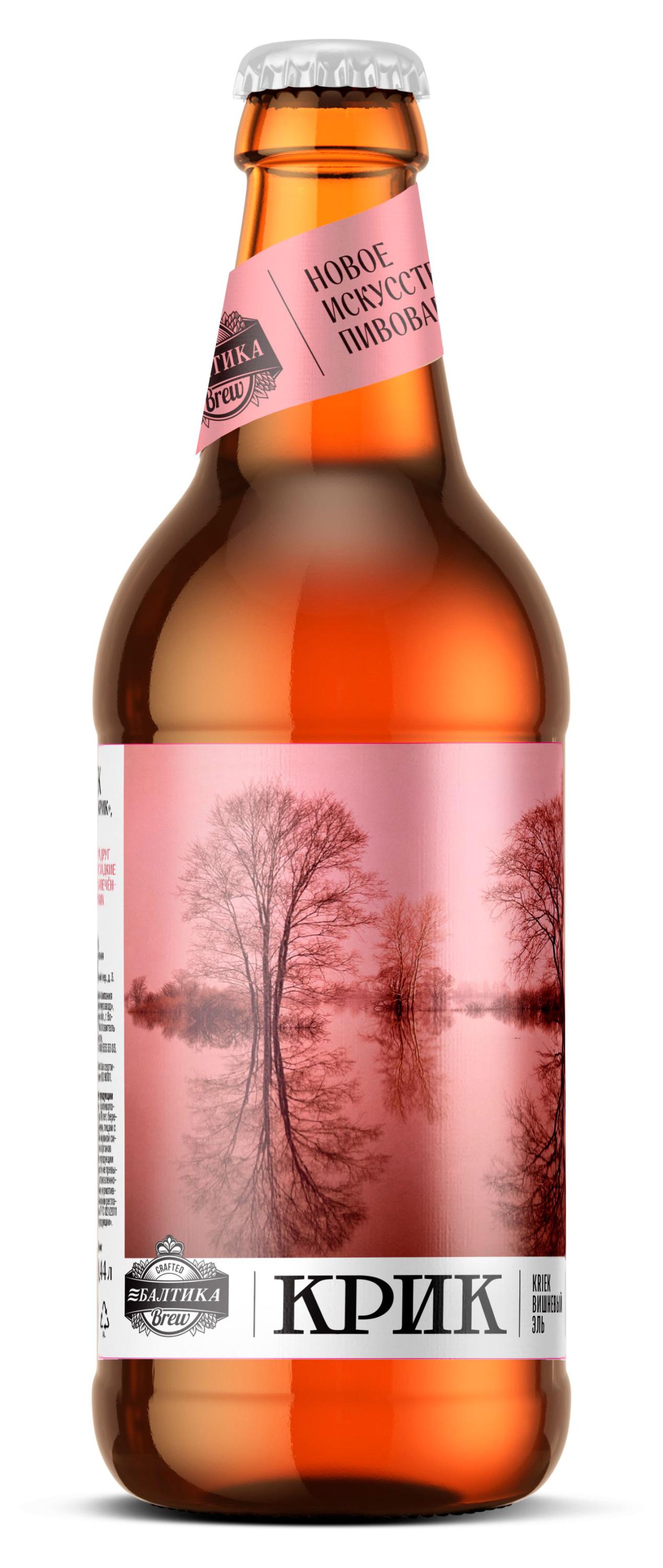 Пивной напиток «Балтика» Brew Крик фильтрованный, 440 мл
