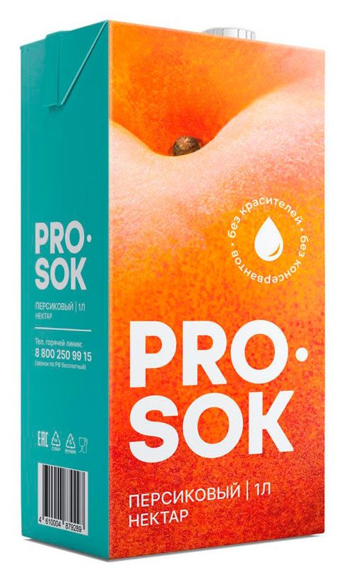 Нектар Pro Sok персик, 1 л
