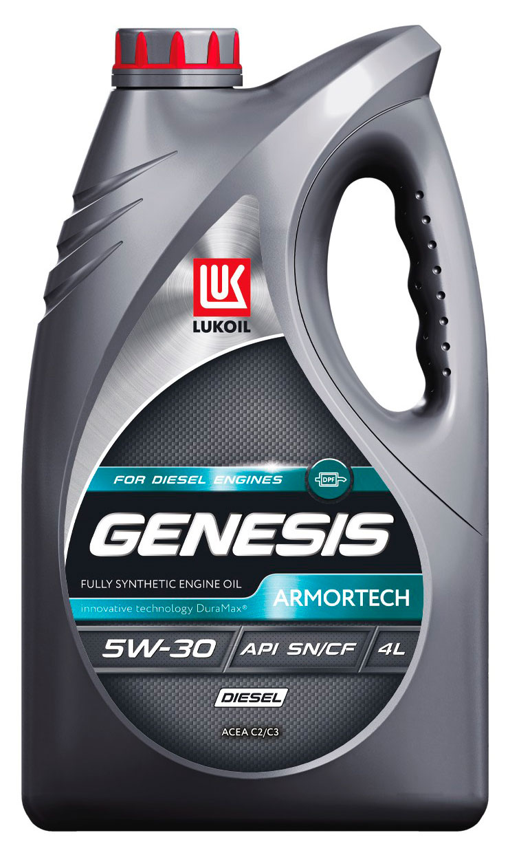 Масло моторное «Лукойл» Genesis Armortech Diesel 5W-30, 4 л