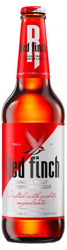 Пиво светлое Red Finch 4,4%, 450 мл