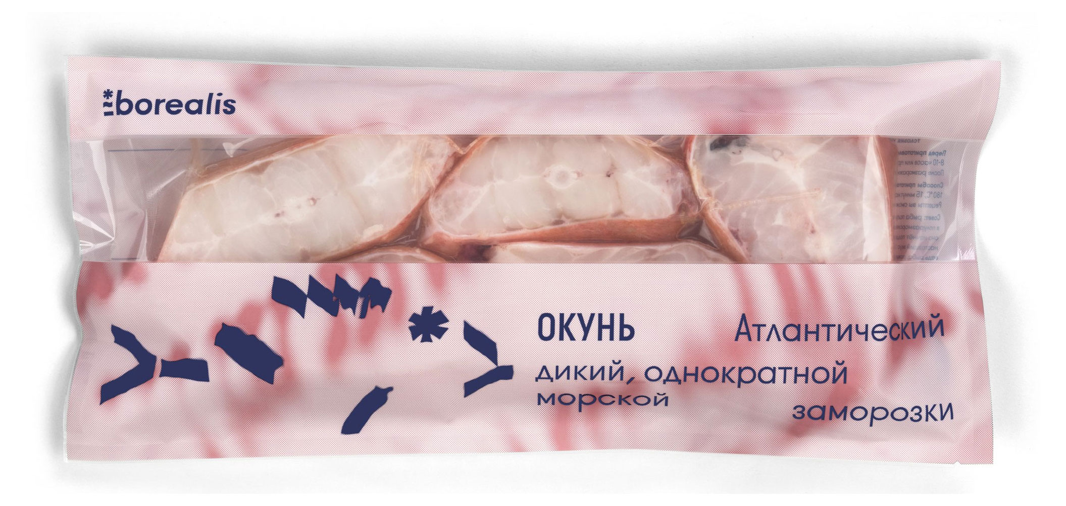 Окунь замороженный Borealis стейк, 700 г