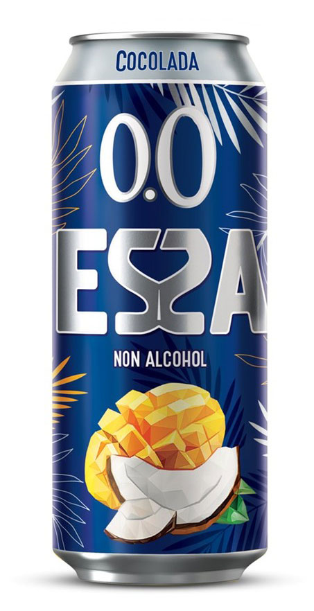 Пивной напиток Essa Cocolada со вкусом кокоса и манго безалкогольный, 450 мл