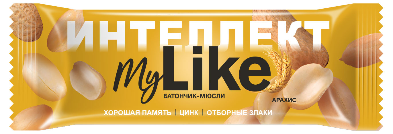 Батончик-мюсли «Леовит» My Like Арахис, 25 г