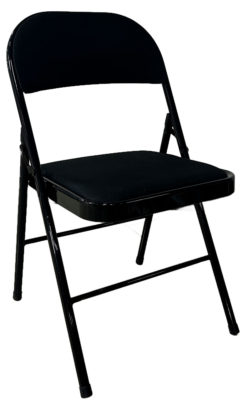 Стул складной  черный, 46х46х75 см
