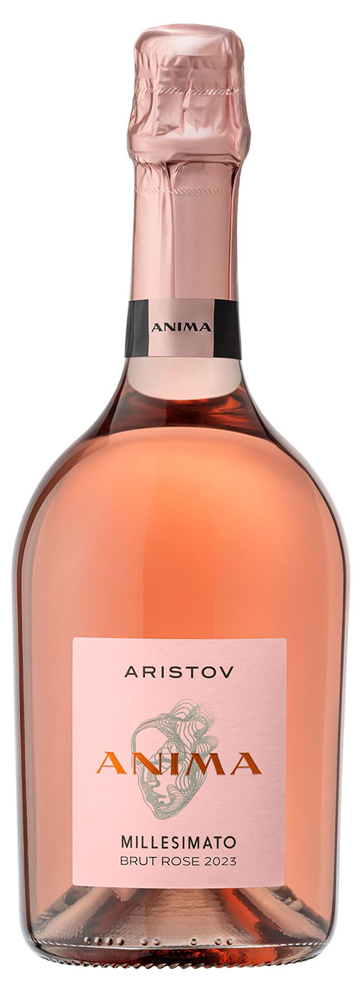 Игристое вино Aristov Anima розовое брют Россия, 0,75 л