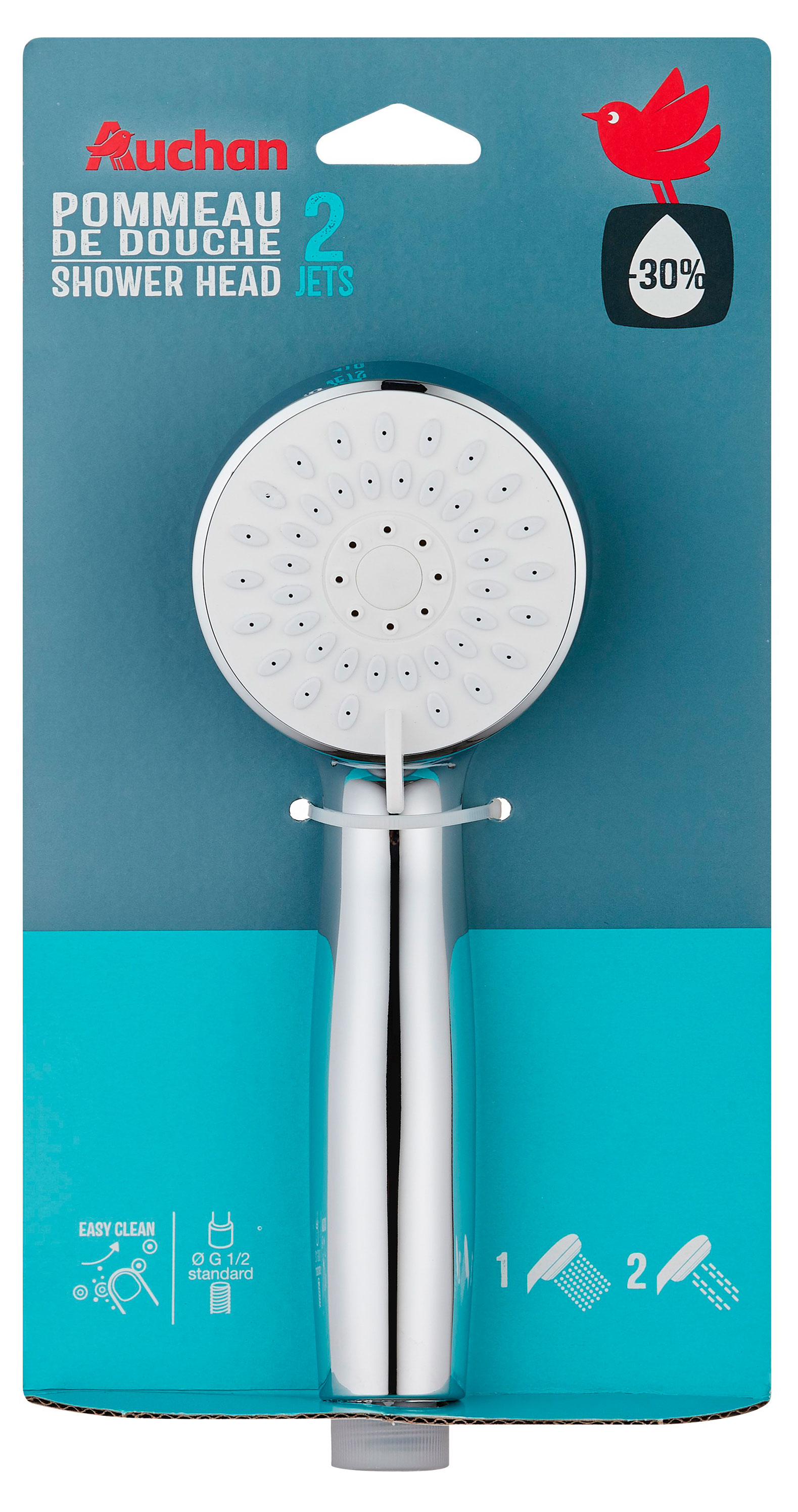 Лейка для душа АШАН Красная птица 2 режима