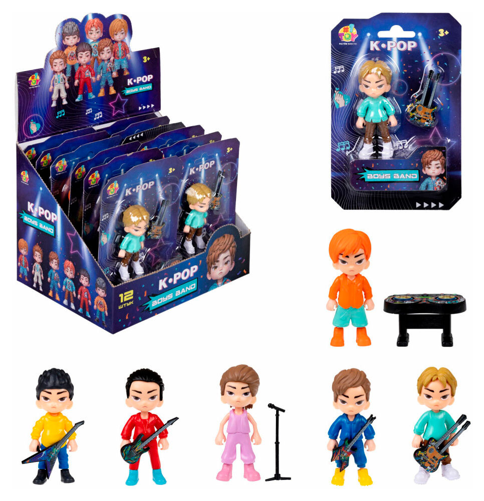 Игрушка ребята 1TOY K-pop Boys Band, 1 шт в ассортименте