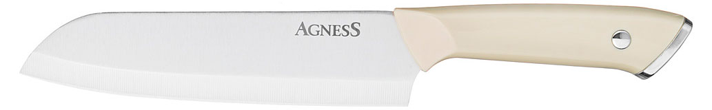 Нож сантоку Agness Ivory