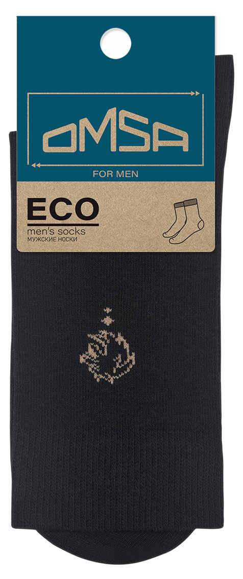 Носки мужские OMSA for MEN ECO Nero, р 39-41