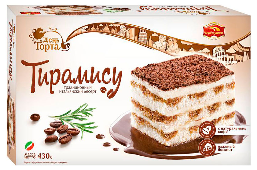 Торт «День торта» Тирамису, 430 г
