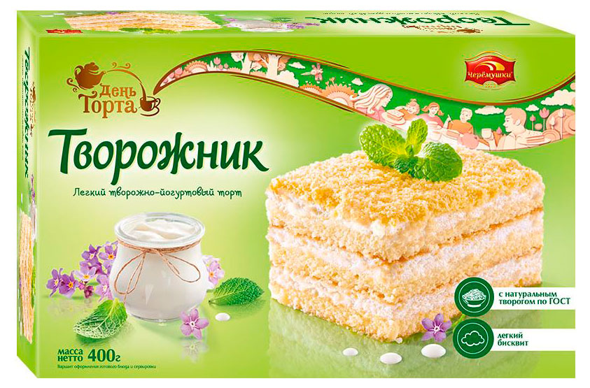 Торт «День торта» Творожник, 400 г