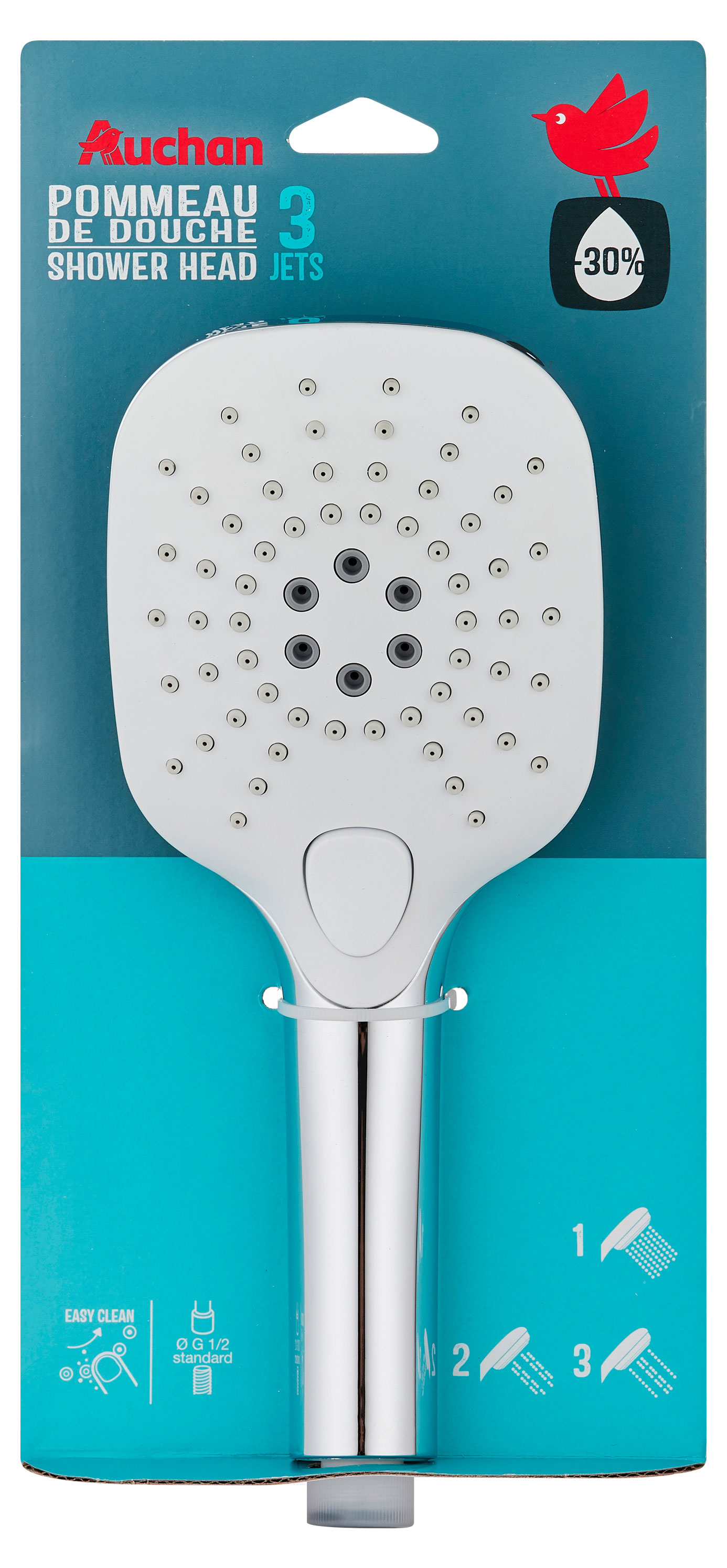 Лейка душевая, 3 режима