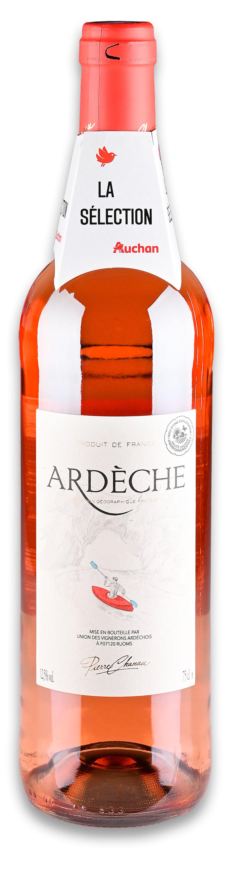Вино Pierre Chanau Ardeche розовое сухое Франция, 0,75 л