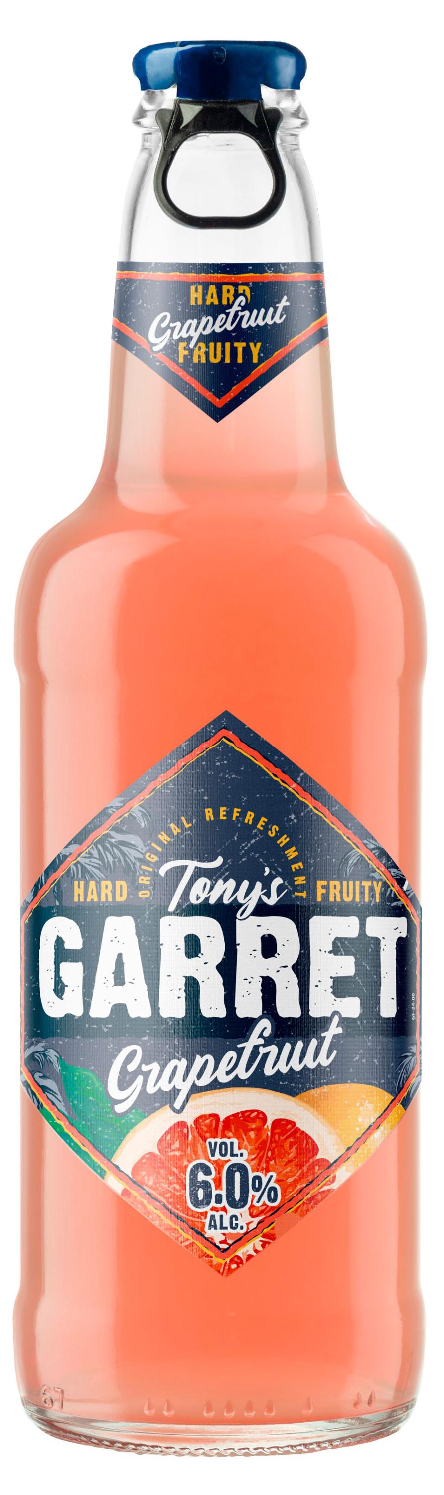 Пивной напиток Tony's Garret Hard Grapefruit, 400 мл