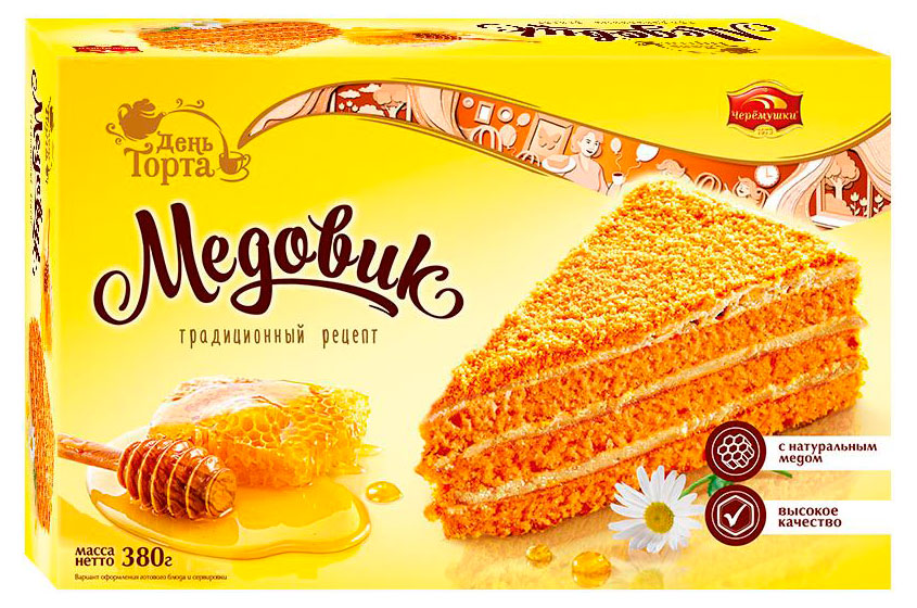 Торт «День торта» Медовик, 380 г