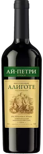 Вино АЙ-ПЕТРИ АЛИГОТЕ 11-12% БЕЛ. СУХ. 0,75Л