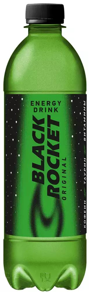 Энергетический напиток BLACK ROCKET ORIGINAL ПЭТ 0,5Л