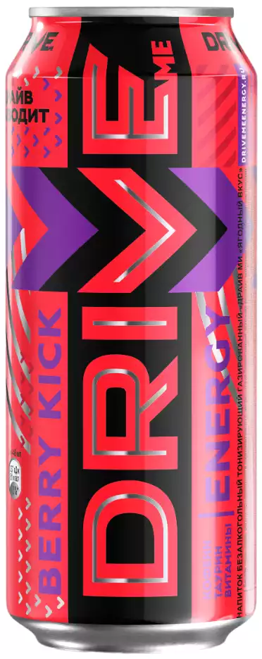 Энергетический напиток DRIVE ME ENERGY DRINK Ж/Б 0,449Л