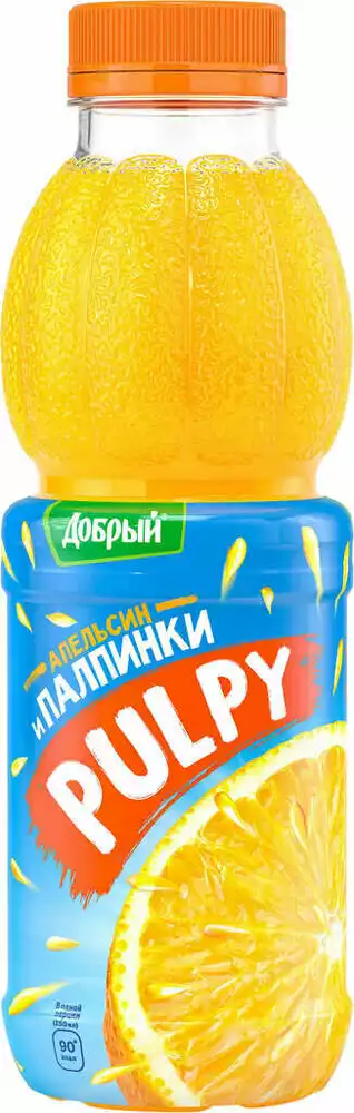 Напиток сокосодержащий ДОБРЫЙ PULPY АПЕЛЬСИН ПЭТ 0,45Л