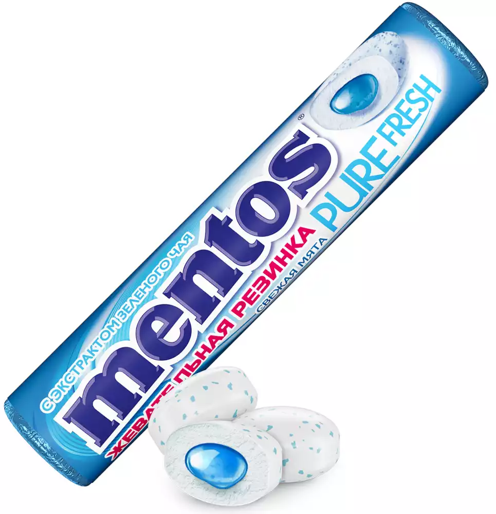 Жевательная резинка MENTOS СВЕЖАЯ МЯТА 15,5Г