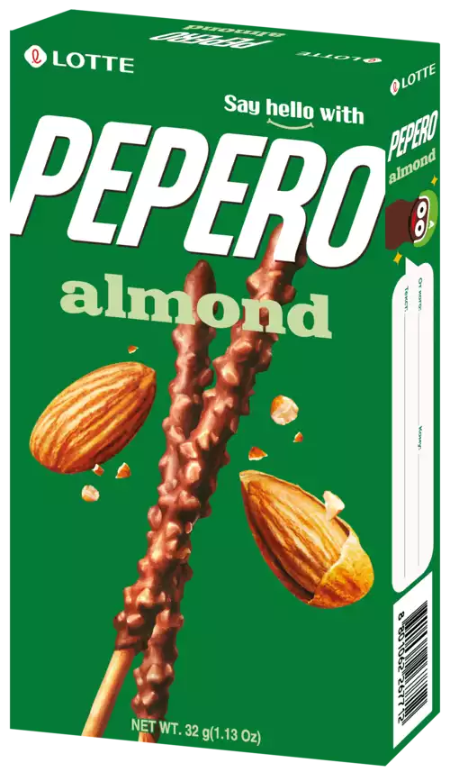 Соломка ALMOND PEPERO В ШОКОЛАДНОЙ ГЛАЗУРИ С МИНДАЛЕМ 36Г