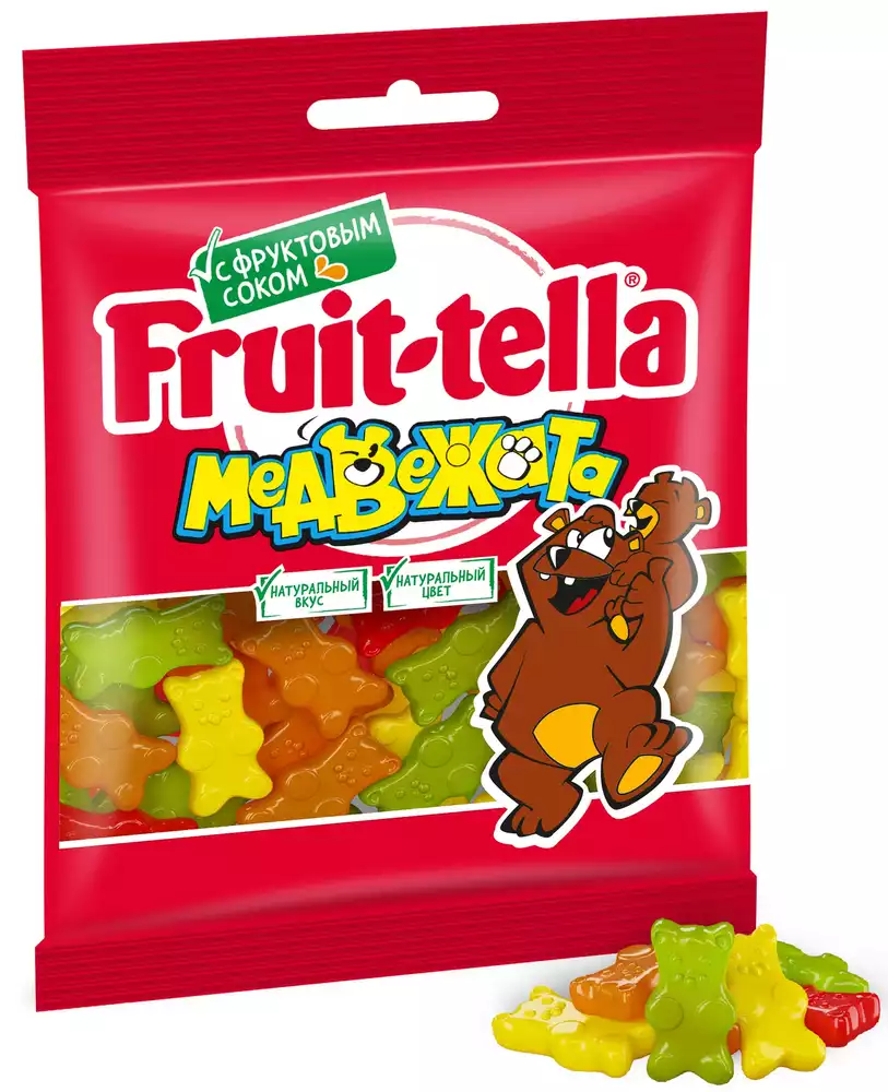 Мармелад жевательный FRUITTELLA МЕДВЕЖАТА 70Г