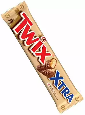 Шоколадный батончик TWIX EXTRA 82Г