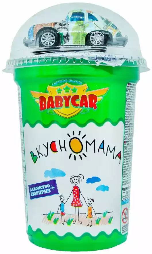 Кукурузные шарики ВКУСНОМАМА BABYCAR С ИГРУШКОЙ 30Г