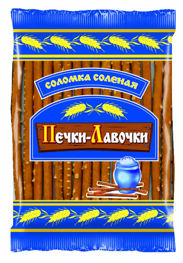 Соломка соленая ПЕЧКИ-ЛАВОЧКИ 40Г