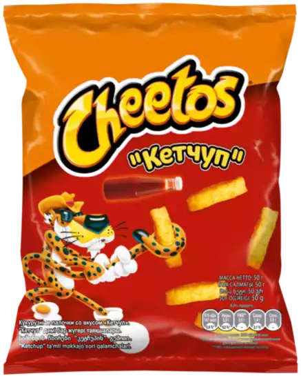 Кукурузные палочки CHEETOS КЕТЧУП 50Г