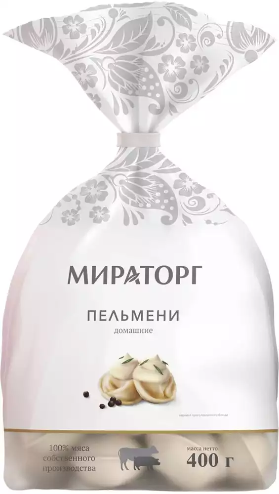 Пельмени ДОМАШНИЕ МИРАТОРГ ГОСТ 800Г