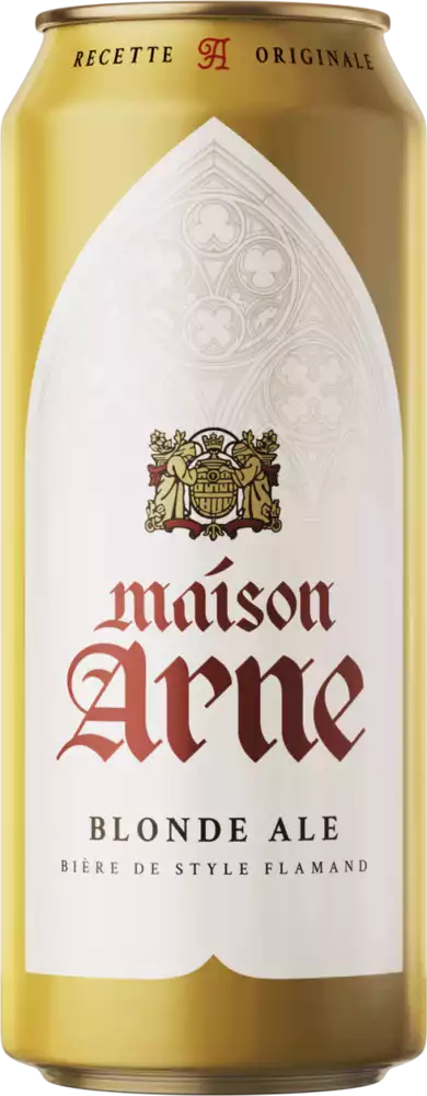 Пиво MAISON ARNE BLONDE ALE СВЕТЛ. ФИЛЬТР. ПАСТЕР. Ж/Б 0,43Л