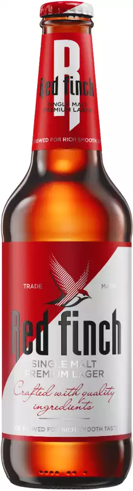 Пиво RED FINCH СВЕТЛ. ФИЛЬТР. ПАСТЕР. СТ/Б 0,45Л
