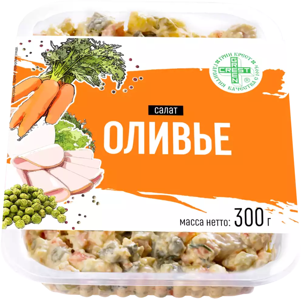Салат ВЕЛИКОРОСС ОЛИВЬЕ 300Г