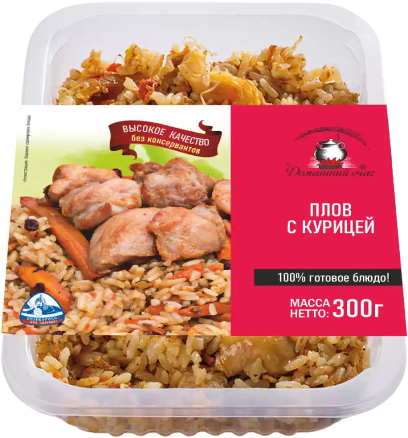 Плов с курицей ВЕЛИКОРОСС 300Г