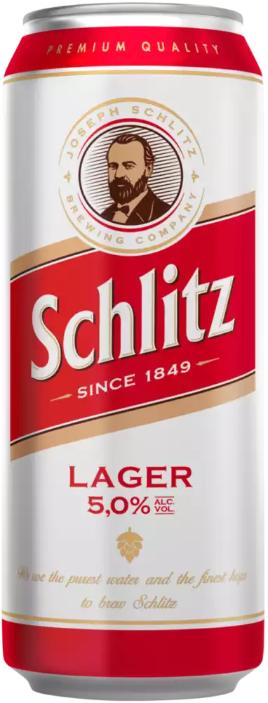 Пиво SCHLITZ PREMIUM HELLES СВЕТЛ. ФИЛЬТР. ПАСТЕР. Ж/Б 0,43Л