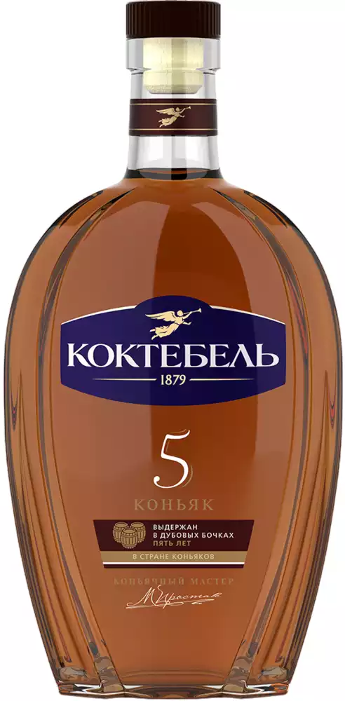 Коньяк КОКТЕБЕЛЬ 5 ЛЕТ 40% 0,5Л