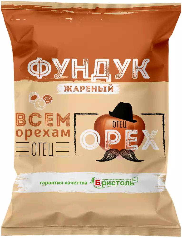 Фундук «ОТЕЦ ОРЕХ» ЖАРЕНЫЙ 50Г