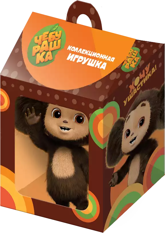 Игрушка SBOX ЧЕБУРАШКА КОРОБ